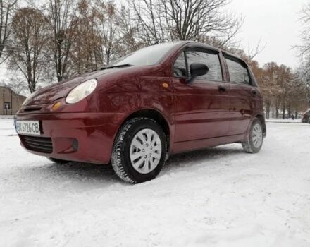 Красный Дэу Матиз, объемом двигателя 0.8 л и пробегом 160 тыс. км за 1850 $, фото 3 на Automoto.ua