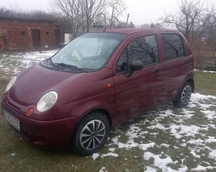 Червоний Деу Матіз, об'ємом двигуна 0.8 л та пробігом 131 тис. км за 2350 $, фото 3 на Automoto.ua