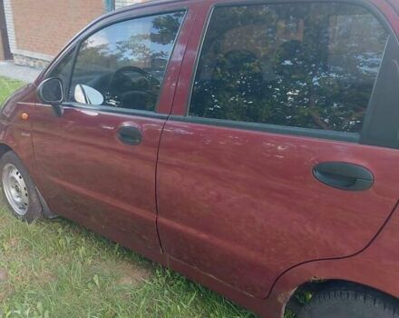 Красный Дэу Матиз, объемом двигателя 0.8 л и пробегом 92 тыс. км за 3000 $, фото 1 на Automoto.ua