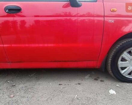 Красный Дэу Матиз, объемом двигателя 0.8 л и пробегом 65 тыс. км за 3100 $, фото 12 на Automoto.ua