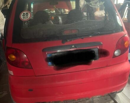 Червоний Деу Матіз, об'ємом двигуна 0.8 л та пробігом 185 тис. км за 1500 $, фото 1 на Automoto.ua
