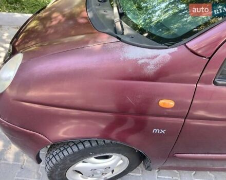 Красный Дэу Матиз, объемом двигателя 0.8 л и пробегом 89 тыс. км за 2600 $, фото 3 на Automoto.ua