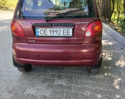 Красный Дэу Матиз, объемом двигателя 0.8 л и пробегом 89 тыс. км за 2600 $, фото 1 на Automoto.ua