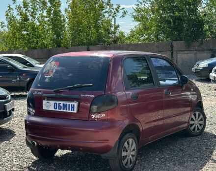 Червоний Деу Матіз, об'ємом двигуна 0.8 л та пробігом 124 тис. км за 1700 $, фото 3 на Automoto.ua