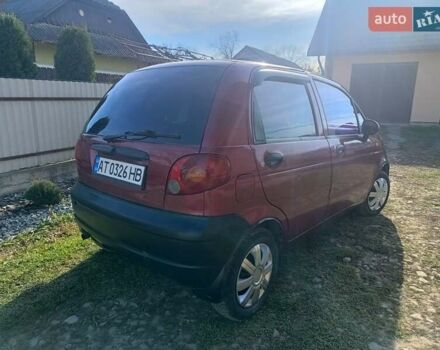 Червоний Деу Матіз, об'ємом двигуна 0.8 л та пробігом 105 тис. км за 1450 $, фото 4 на Automoto.ua