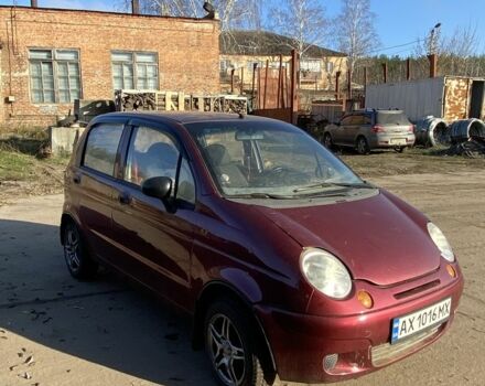 Красный Дэу Матиз, объемом двигателя 0.8 л и пробегом 167 тыс. км за 1400 $, фото 2 на Automoto.ua