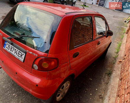 Красный Дэу Матиз, объемом двигателя 0.8 л и пробегом 105 тыс. км за 1400 $, фото 5 на Automoto.ua