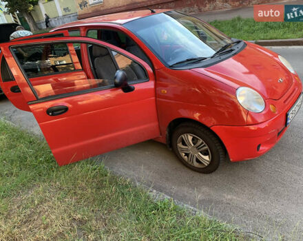 Красный Дэу Матиз, объемом двигателя 0.8 л и пробегом 105 тыс. км за 1400 $, фото 3 на Automoto.ua