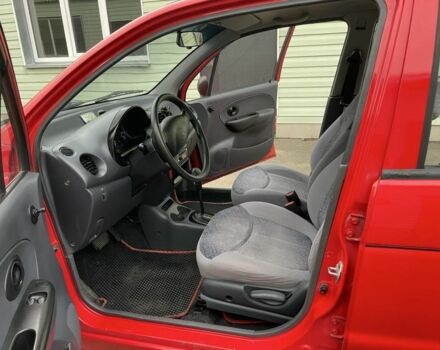 Красный Дэу Матиз, объемом двигателя 0.8 л и пробегом 92 тыс. км за 2650 $, фото 4 на Automoto.ua