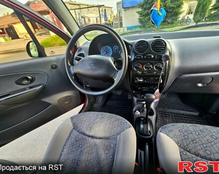 Красный Дэу Матиз, объемом двигателя 0.8 л и пробегом 98 тыс. км за 3400 $, фото 8 на Automoto.ua