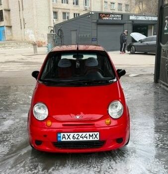 Красный Дэу Матиз, объемом двигателя 0.8 л и пробегом 116 тыс. км за 1900 $, фото 1 на Automoto.ua