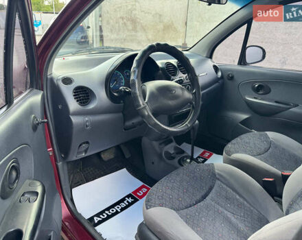 Красный Дэу Матиз, объемом двигателя 0.8 л и пробегом 95 тыс. км за 2790 $, фото 7 на Automoto.ua