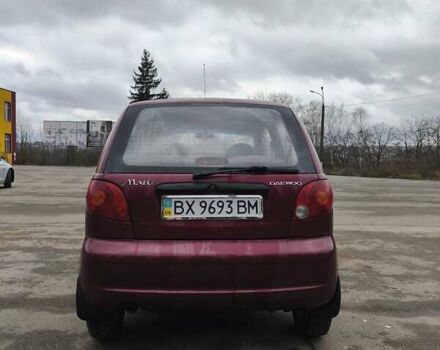 Червоний Деу Матіз, об'ємом двигуна 0.8 л та пробігом 186 тис. км за 2200 $, фото 6 на Automoto.ua