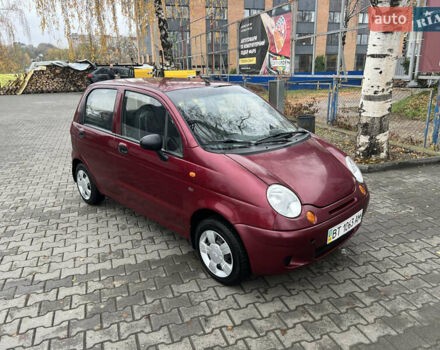 Красный Дэу Матиз, объемом двигателя 0.8 л и пробегом 65 тыс. км за 2500 $, фото 1 на Automoto.ua