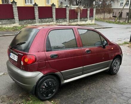 Красный Дэу Матиз, объемом двигателя 0.8 л и пробегом 165 тыс. км за 1700 $, фото 6 на Automoto.ua