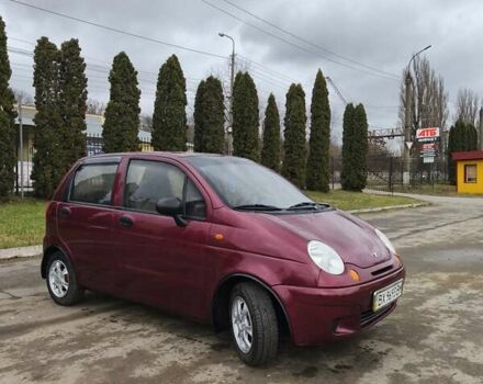 Червоний Деу Матіз, об'ємом двигуна 0.8 л та пробігом 186 тис. км за 2200 $, фото 1 на Automoto.ua