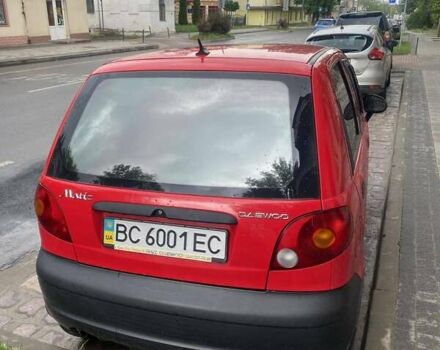 Красный Дэу Матиз, объемом двигателя 0.8 л и пробегом 104 тыс. км за 1650 $, фото 5 на Automoto.ua