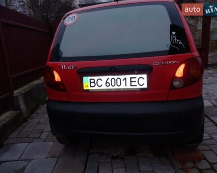 Червоний Деу Матіз, об'ємом двигуна 0.8 л та пробігом 105 тис. км за 1350 $, фото 5 на Automoto.ua