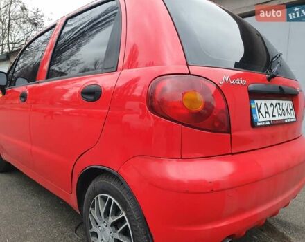 Красный Дэу Матиз, объемом двигателя 0.8 л и пробегом 70 тыс. км за 1950 $, фото 11 на Automoto.ua