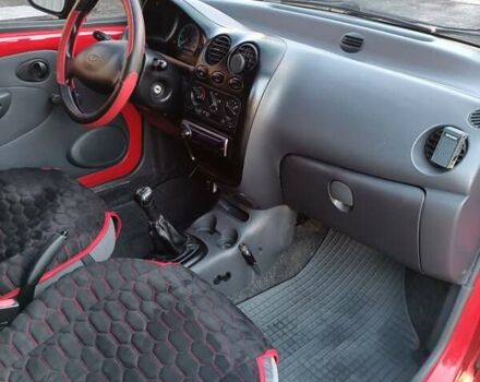 Красный Дэу Матиз, объемом двигателя 0.8 л и пробегом 74 тыс. км за 2600 $, фото 7 на Automoto.ua