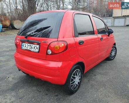 Красный Дэу Матиз, объемом двигателя 0.8 л и пробегом 74 тыс. км за 1800 $, фото 10 на Automoto.ua