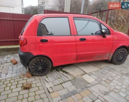Червоний Деу Матіз, об'ємом двигуна 0.8 л та пробігом 105 тис. км за 1350 $, фото 3 на Automoto.ua
