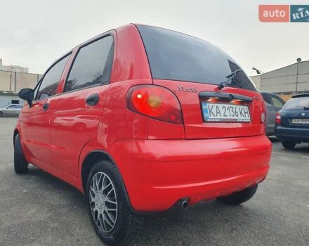 Красный Дэу Матиз, объемом двигателя 0.8 л и пробегом 70 тыс. км за 1950 $, фото 5 на Automoto.ua