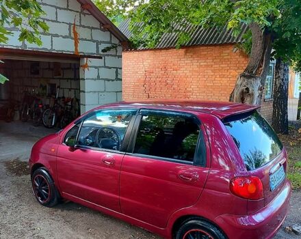 Красный Дэу Матиз, объемом двигателя 0.8 л и пробегом 106 тыс. км за 2250 $, фото 8 на Automoto.ua