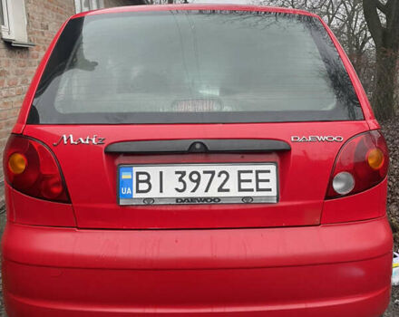 Красный Дэу Матиз, объемом двигателя 0.8 л и пробегом 103 тыс. км за 2400 $, фото 8 на Automoto.ua