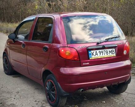 Красный Дэу Матиз, объемом двигателя 0.8 л и пробегом 116 тыс. км за 2750 $, фото 5 на Automoto.ua
