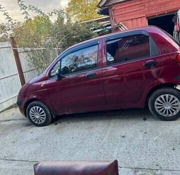 Красный Дэу Матиз, объемом двигателя 0.8 л и пробегом 57 тыс. км за 3000 $, фото 3 на Automoto.ua