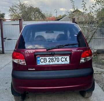 Красный Дэу Матиз, объемом двигателя 0.8 л и пробегом 57 тыс. км за 3000 $, фото 1 на Automoto.ua