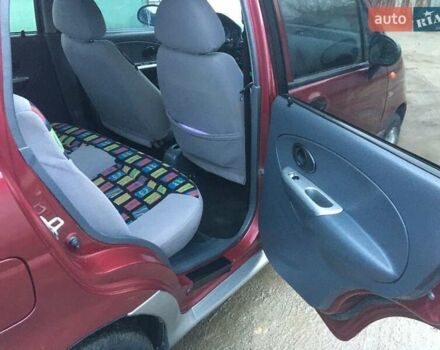 Красный Дэу Матиз, объемом двигателя 1 л и пробегом 127 тыс. км за 3200 $, фото 8 на Automoto.ua