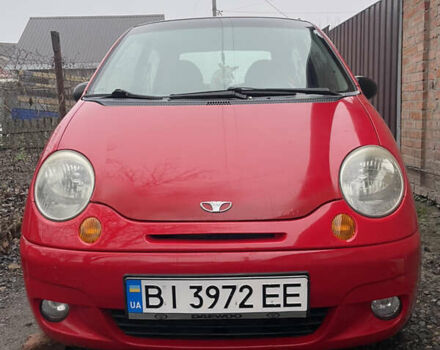 Красный Дэу Матиз, объемом двигателя 0.8 л и пробегом 103 тыс. км за 2400 $, фото 3 на Automoto.ua