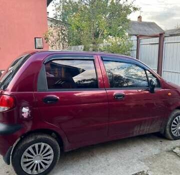 Красный Дэу Матиз, объемом двигателя 0.8 л и пробегом 57 тыс. км за 3000 $, фото 4 на Automoto.ua