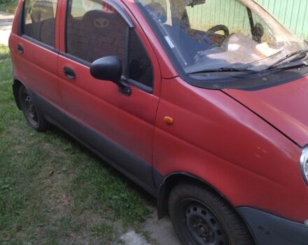 Красный Дэу Матиз, объемом двигателя 0.8 л и пробегом 157 тыс. км за 2300 $, фото 3 на Automoto.ua