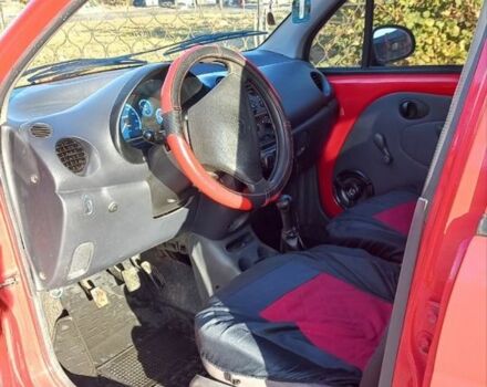Червоний Деу Матіз, об'ємом двигуна 0.8 л та пробігом 130 тис. км за 2100 $, фото 3 на Automoto.ua