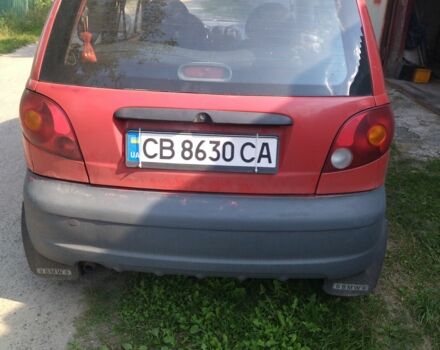 Красный Дэу Матиз, объемом двигателя 0.8 л и пробегом 157 тыс. км за 2300 $, фото 4 на Automoto.ua