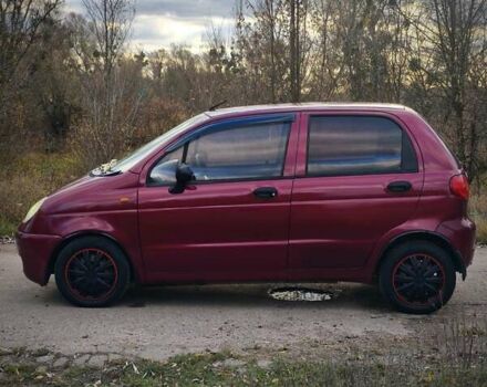 Красный Дэу Матиз, объемом двигателя 0.8 л и пробегом 116 тыс. км за 2750 $, фото 7 на Automoto.ua