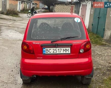 Красный Дэу Матиз, объемом двигателя 0.8 л и пробегом 141 тыс. км за 2950 $, фото 2 на Automoto.ua
