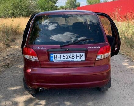 Красный Дэу Матиз, объемом двигателя 0.8 л и пробегом 158 тыс. км за 2550 $, фото 6 на Automoto.ua