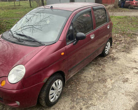 Красный Дэу Матиз, объемом двигателя 0.8 л и пробегом 111 тыс. км за 2450 $, фото 2 на Automoto.ua