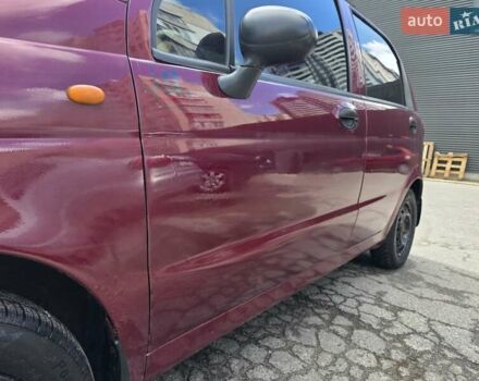 Красный Дэу Матиз, объемом двигателя 0.8 л и пробегом 195 тыс. км за 1800 $, фото 2 на Automoto.ua