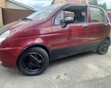 Красный Дэу Матиз, объемом двигателя 0.8 л и пробегом 140 тыс. км за 1100 $, фото 4 на Automoto.ua