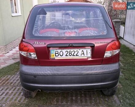 Красный Дэу Матиз, объемом двигателя 0.8 л и пробегом 44 тыс. км за 1850 $, фото 5 на Automoto.ua