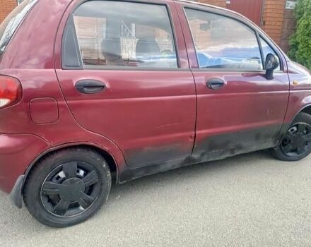 Красный Дэу Матиз, объемом двигателя 0.8 л и пробегом 140 тыс. км за 1100 $, фото 1 на Automoto.ua
