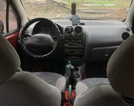 Красный Дэу Матиз, объемом двигателя 0.8 л и пробегом 88 тыс. км за 2800 $, фото 6 на Automoto.ua