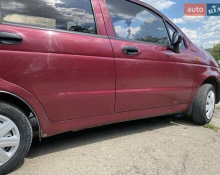Красный Дэу Матиз, объемом двигателя 0.8 л и пробегом 69 тыс. км за 3000 $, фото 12 на Automoto.ua