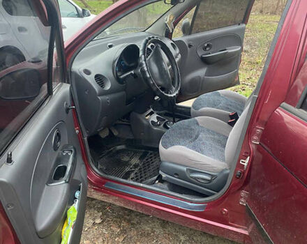 Красный Дэу Матиз, объемом двигателя 0.8 л и пробегом 111 тыс. км за 2450 $, фото 11 на Automoto.ua