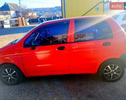 Красный Дэу Матиз, объемом двигателя 0.8 л и пробегом 80 тыс. км за 3500 $, фото 3 на Automoto.ua
